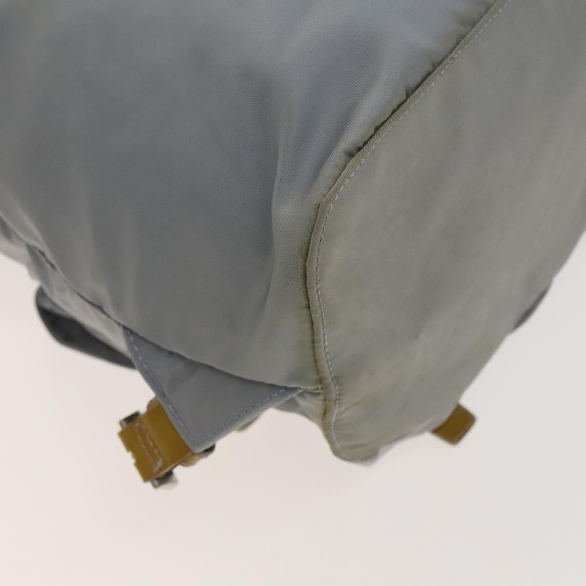 Prada Double Front Pocket Backpack Tessuto, BLUE, NYLON, Backpack