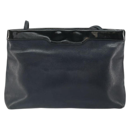 Salvatore Ferragamo Vintage Shoulder Bag Leather, BLACK, LEATHER, Shoulder bag