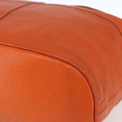 Givenchy Nightingale Satchel Leather, ORANGE, LEATHER, Handbag