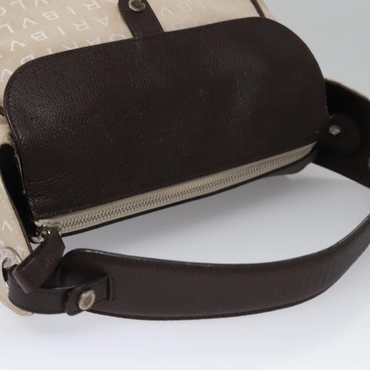 Bvlgari B.Zero1 Logomania Bag Canvas with Leather, BEIGE, CANVAS, Handbag