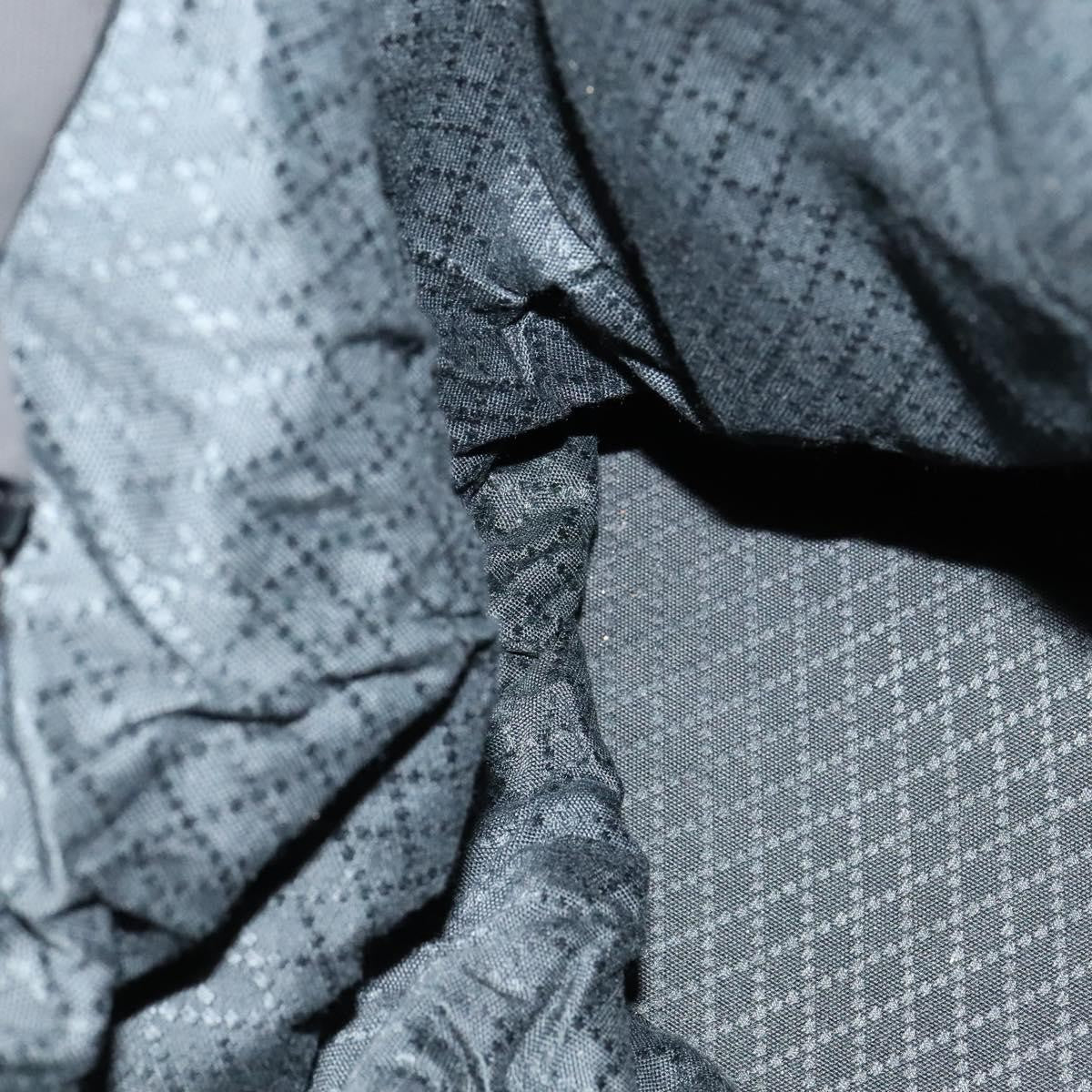 Gucci Vintage Bamboo Handle Tote Nylon, BLACK, NYLON, Tote bag