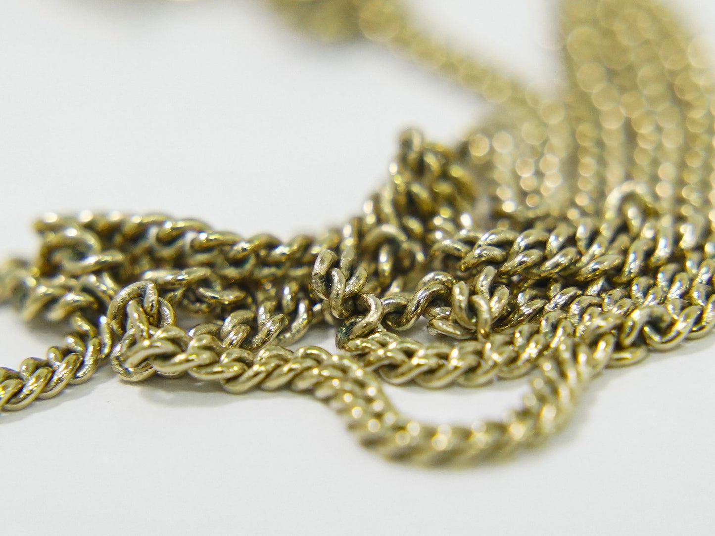 Chanel Rainbow CC Pendant Necklace Metal and Crystals, GOLD, GOLD_PLATED, Necklace