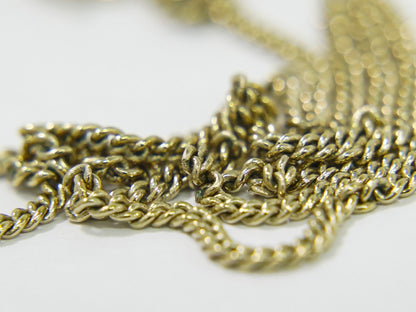 Chanel Rainbow CC Pendant Necklace Metal and Crystals, GOLD, GOLD_PLATED, Necklace