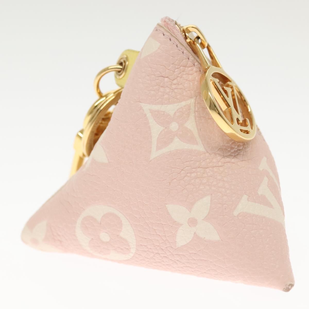 Louis Vuitton Berlingot Key Pouch Monogram Empreinte Leather, PINK, LEATHER, Charms and Keychains