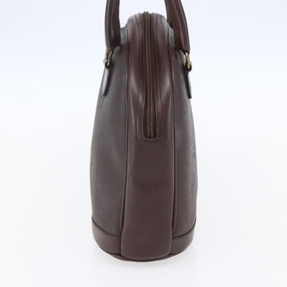 Christian Dior Vintage Trotter Handbag Canvas, BROWN, PVC, Handbag