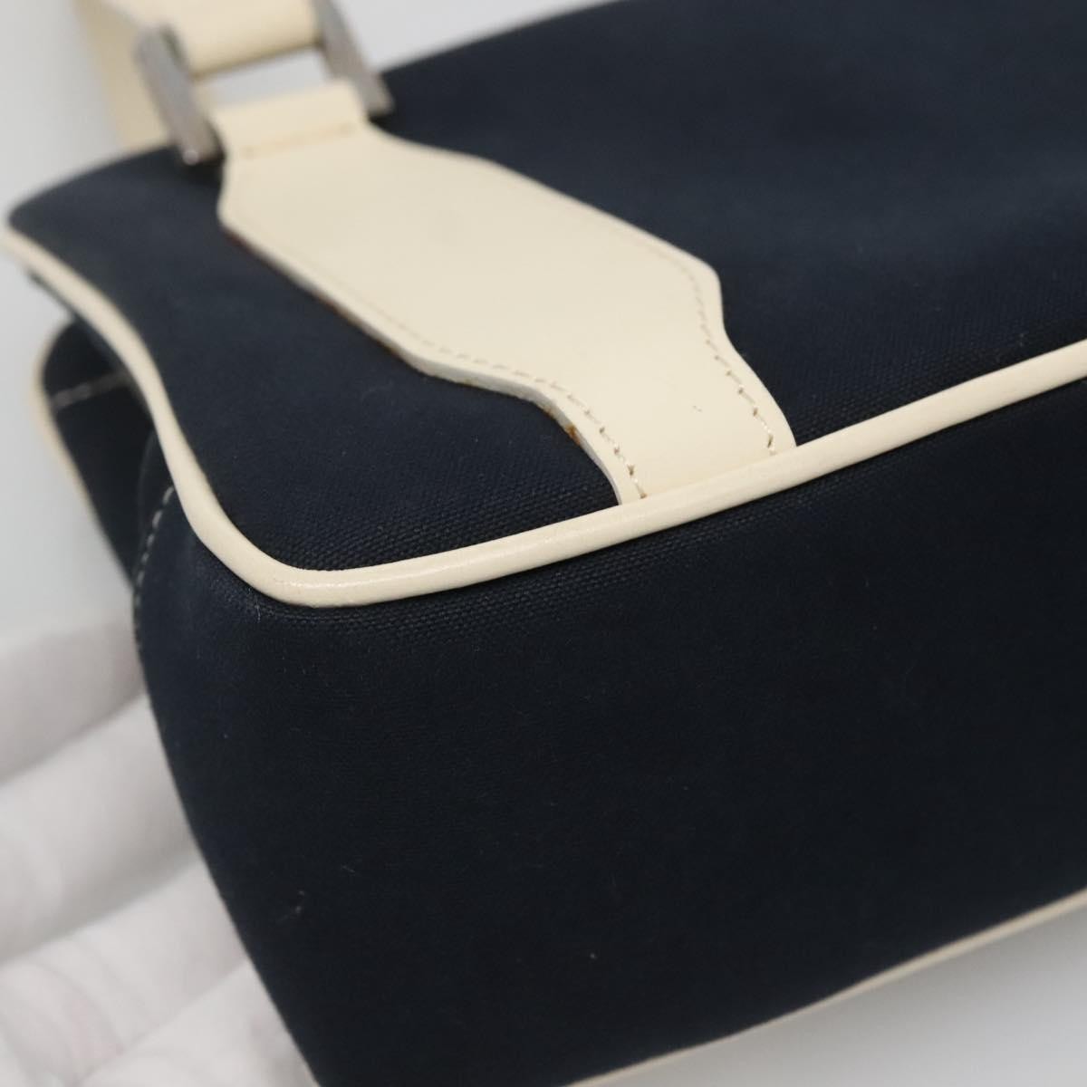 Fendi Vintage Top Handle Bag PVC, NAVY, CANVAS, Handbag