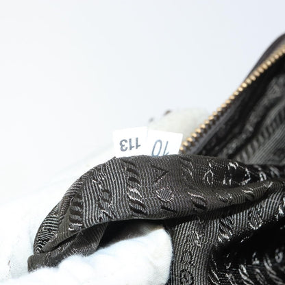 Prada Promenade Bag Saffiano Leather, BROWN, LEATHER, Handbag