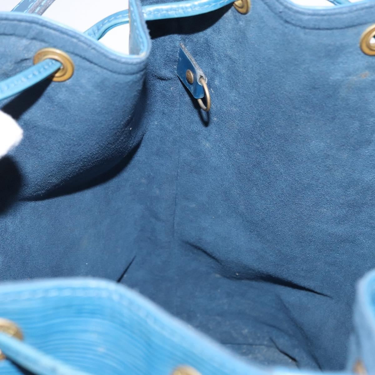 Louis Vuitton Petit Noe NM Handbag Epi Leather, BLUE, LEATHER, Shoulder bag