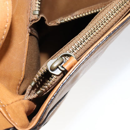 Chloe Vintage handbag Leather, BROWN, LEATHER, Shoulder bag