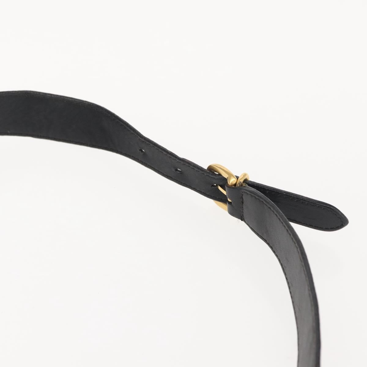 Gucci Vintage Drawstring Shoulder Bag Leather, BLACK, LEATHER, Shoulder bag