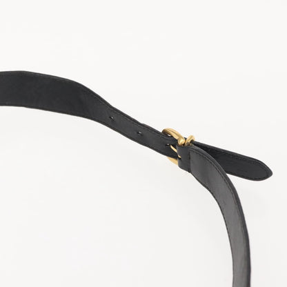 Gucci Vintage Drawstring Shoulder Bag Leather, BLACK, LEATHER, Shoulder bag