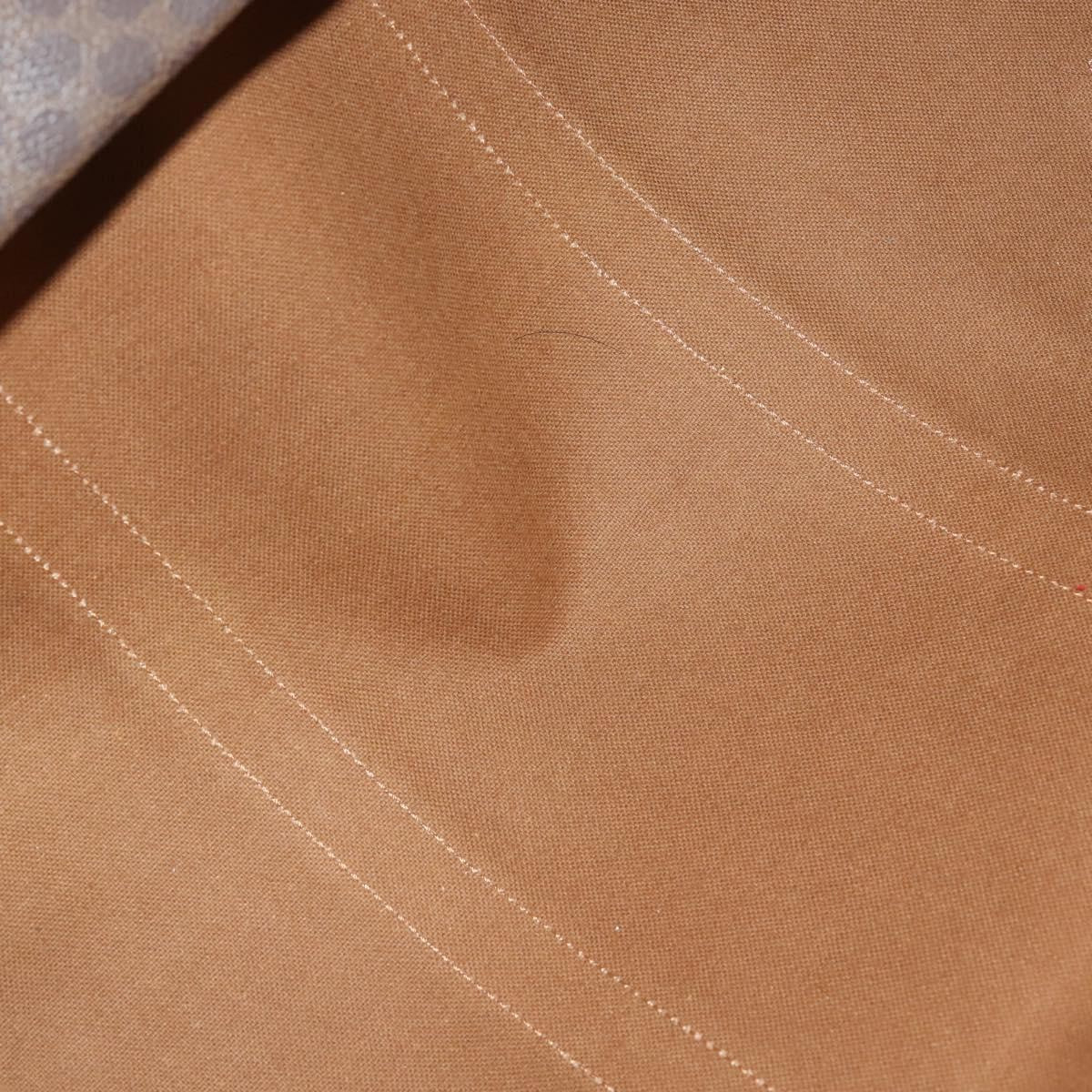 Celine Vintage Duffle Bag Macadam Coated Canvas, BROWN, CANVAS, Travel bag