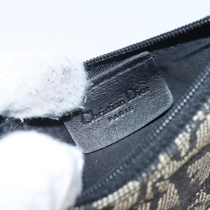 Christian Dior Saddle coin purse Trotter canvas, BLACK, CANVAS, Wallets