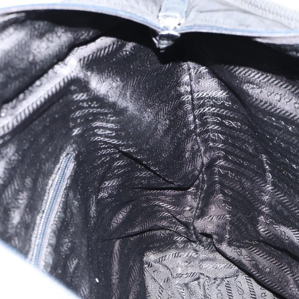 Prada Vintage Zip Tote Tessuto, BLACK, NYLON, Tote bag