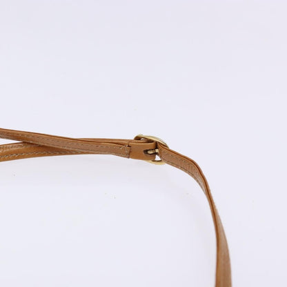 Gucci Vintage Flap Crossbody Bag Leather, BROWN, LEATHER, Shoulder bag