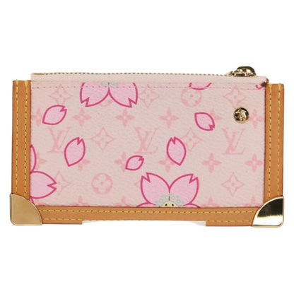 Louis Vuitton Pochette Cles Key Pouch Reverse Monogram Giant, PINK, CANVAS, Clutche & pouche