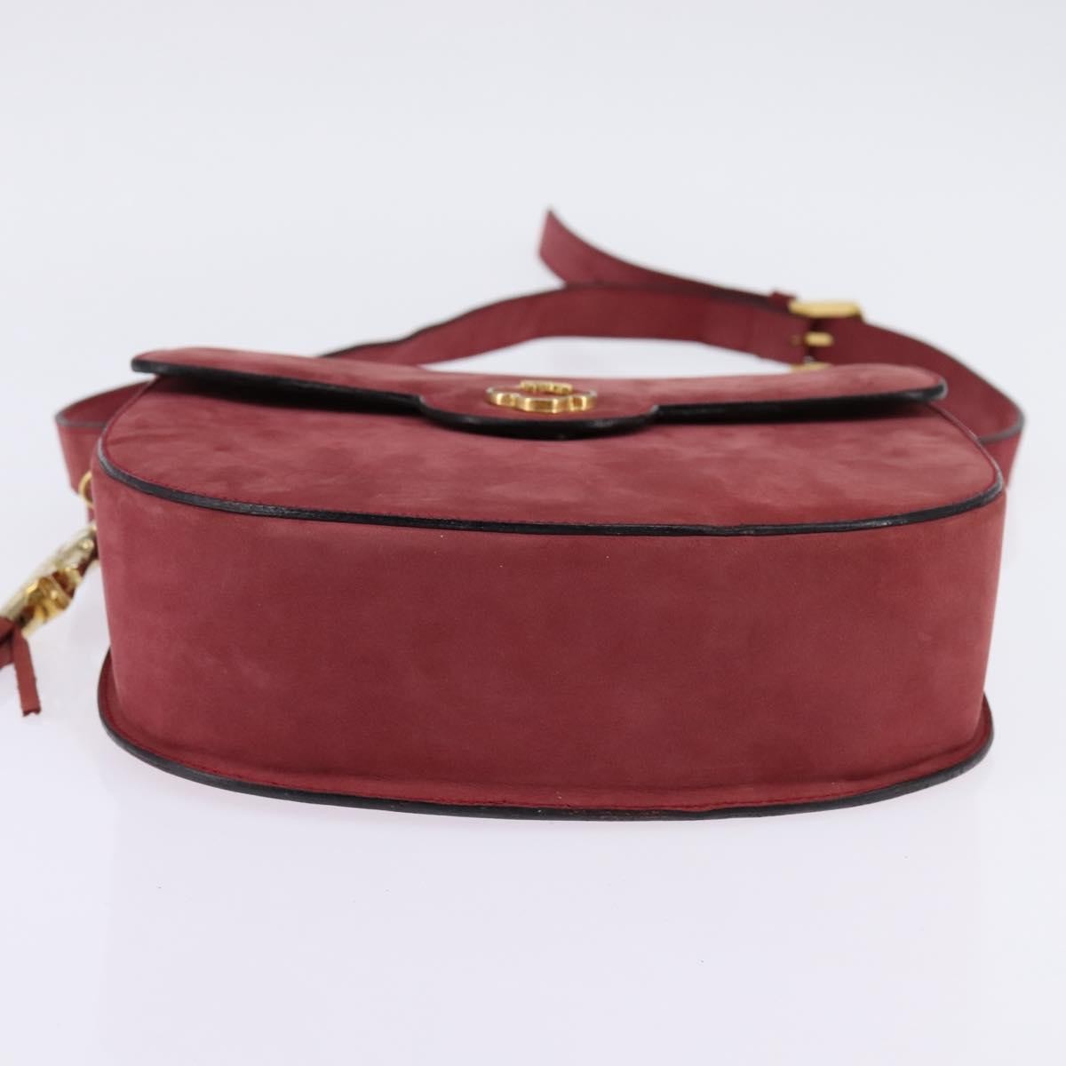 Burberry Vintage Crossbody Bag Suede, PINK, SUEDE, Shoulder bag