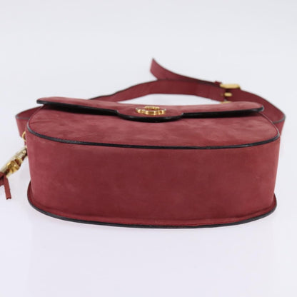 Burberry Vintage Crossbody Bag Suede, PINK, SUEDE, Shoulder bag