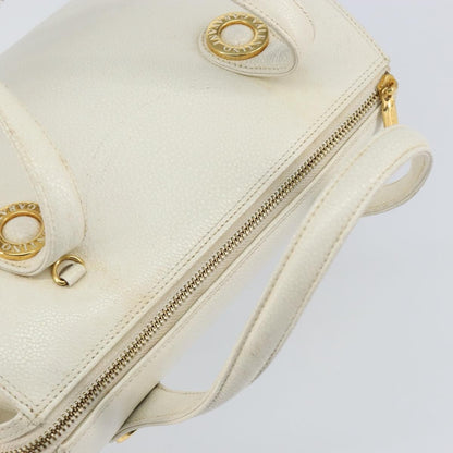 Valentino Garavani Vintage Handbag Leather, WHITE, LEATHER, Handbag