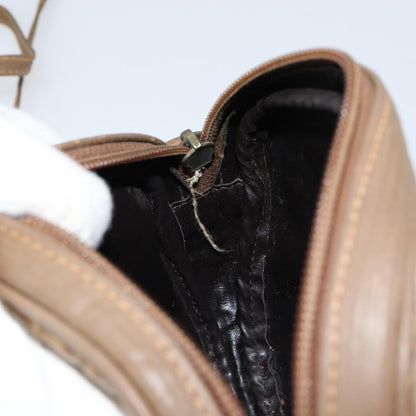 Fendi Zucchino Canvas, BEIGE, CANVAS, Shoulder bag