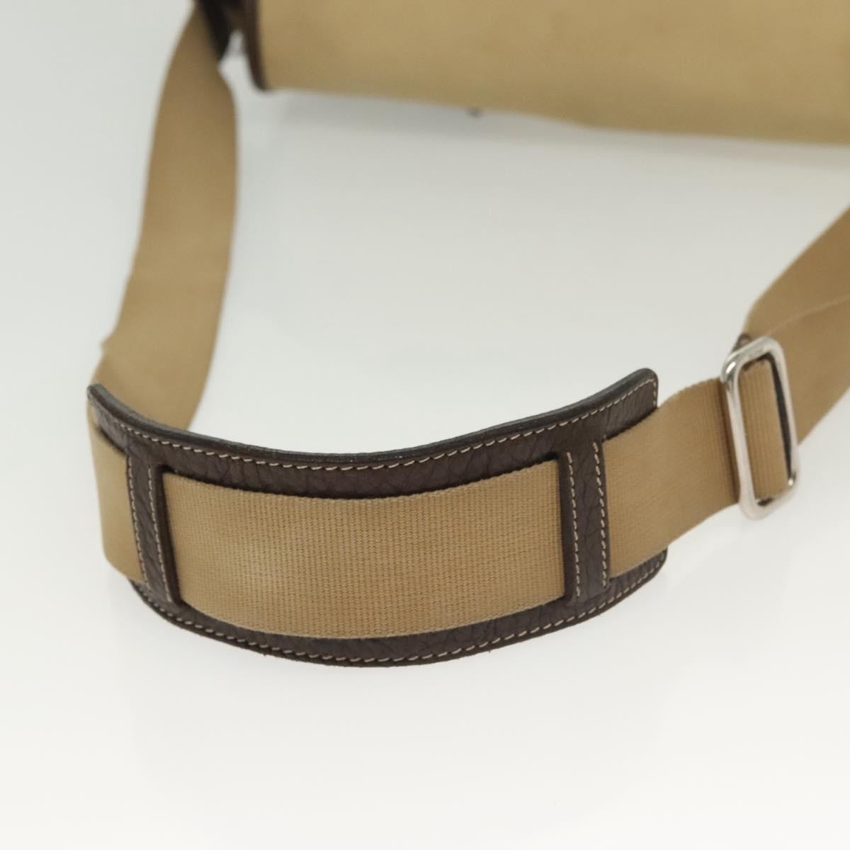 Prada Vintage Shoulder Bag Canvas, BEIGE, CANVAS, Shoulder bag