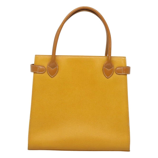 Burberry Vintage Handbag Leather, YELLOW, LEATHER, Handbag