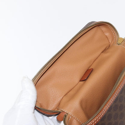 Celine Macadam Vanity Bag Canvas, BROWN, CANVAS, Handbag