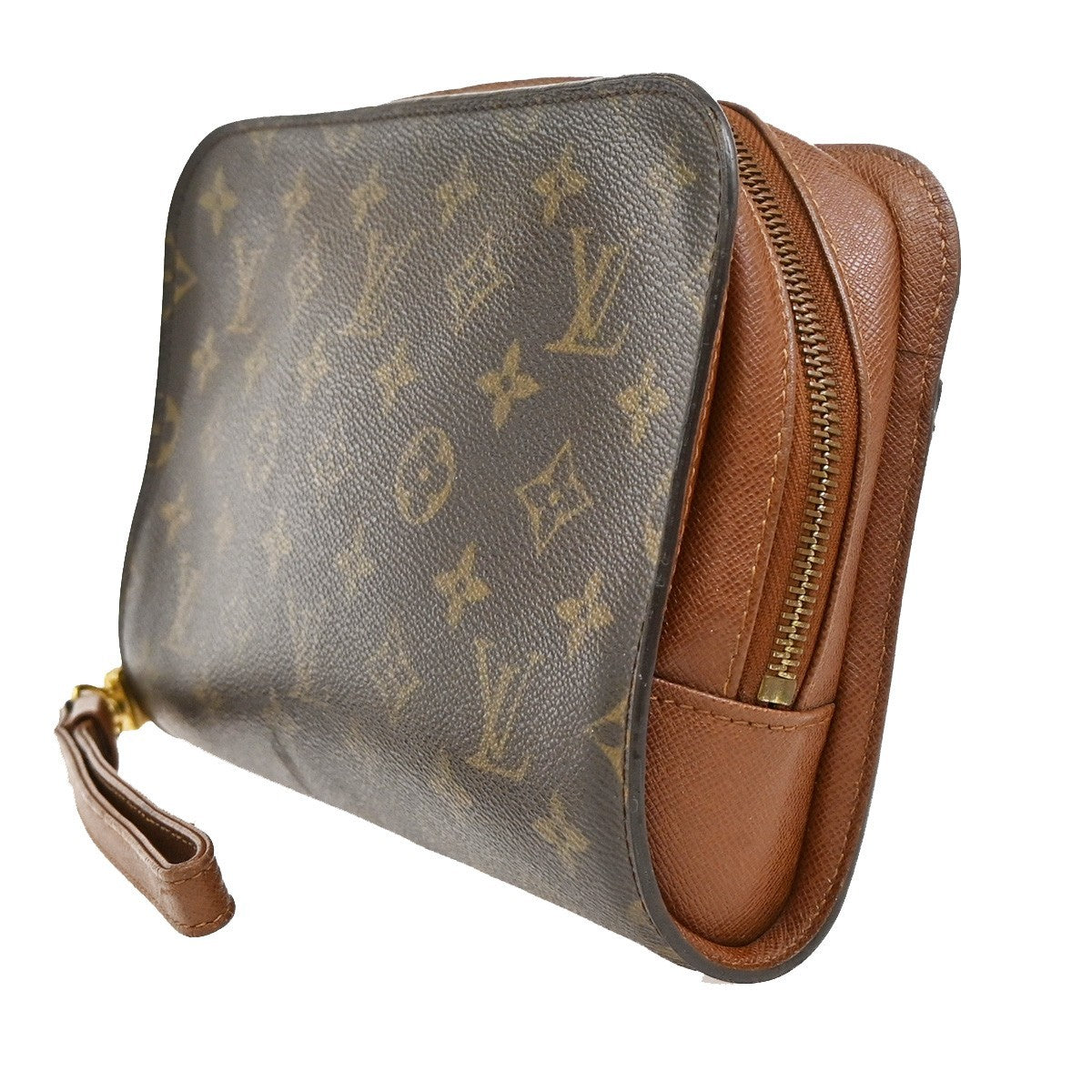 Louis Vuitton Pochette Orsay Monogram Canvas, BROWN, CANVAS, Clutche & pouche