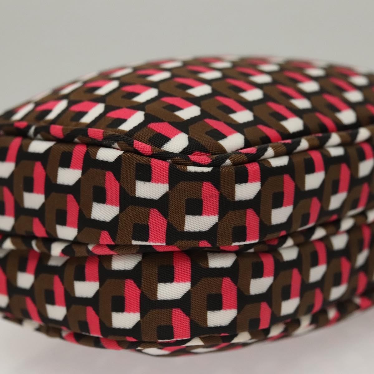 Prada Baguette Shoulder Bag Quilted Tessuto with Leather, BROWN, NYLON, Shoulder bag