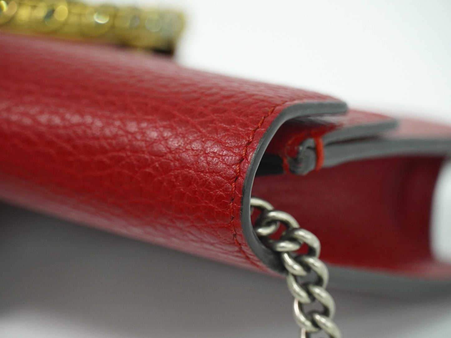 Gucci Dionysus Bag Leather, RED, LEATHER, Crossbody bag