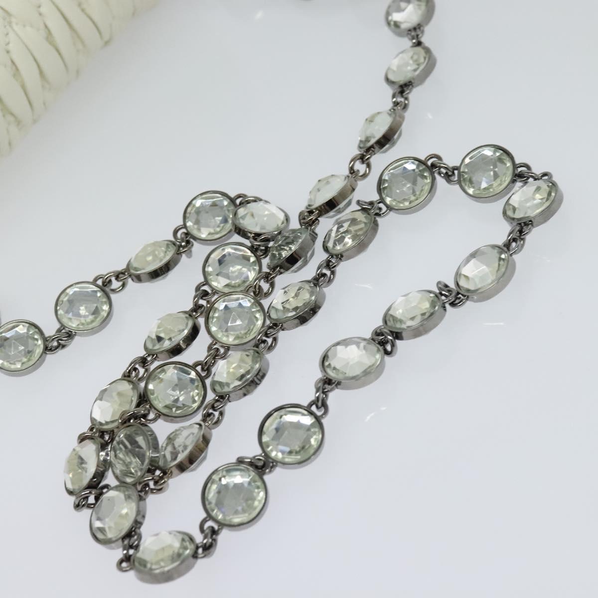 Miu Miu Crystal 2way Pouch Matelasse Leather, WHITE, LEATHER, Shoulder bag