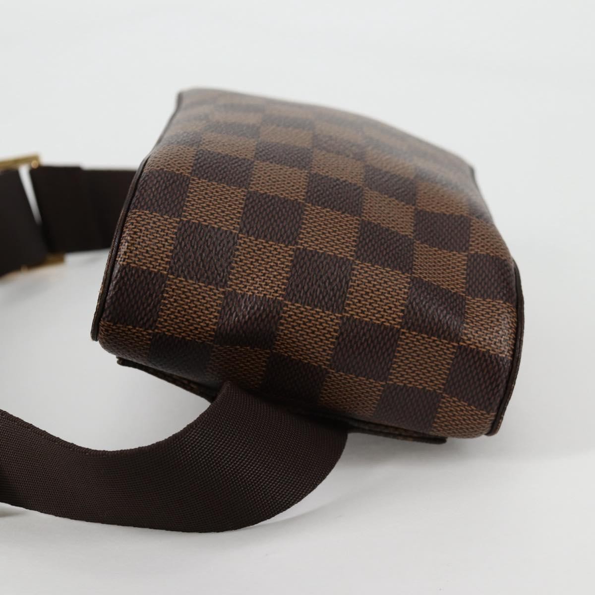 Louis Vuitton Geronimos Waist Bag Damier, BROWN, CANVAS, Travel bag