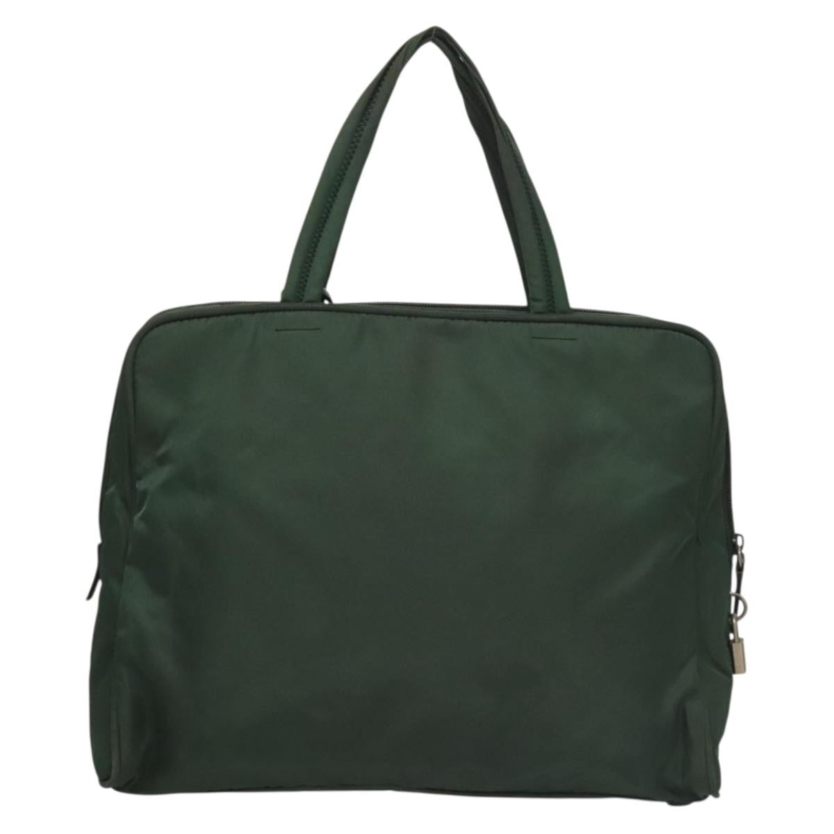 Prada Zip Around Tote Tessuto, KHAKI, NYLON, Handbag