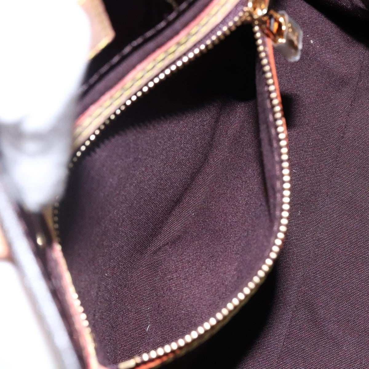 Louis Vuitton Reade Handbag Monogram Vernis, BURGUNDY, PATENT_LEATHER, Handbag