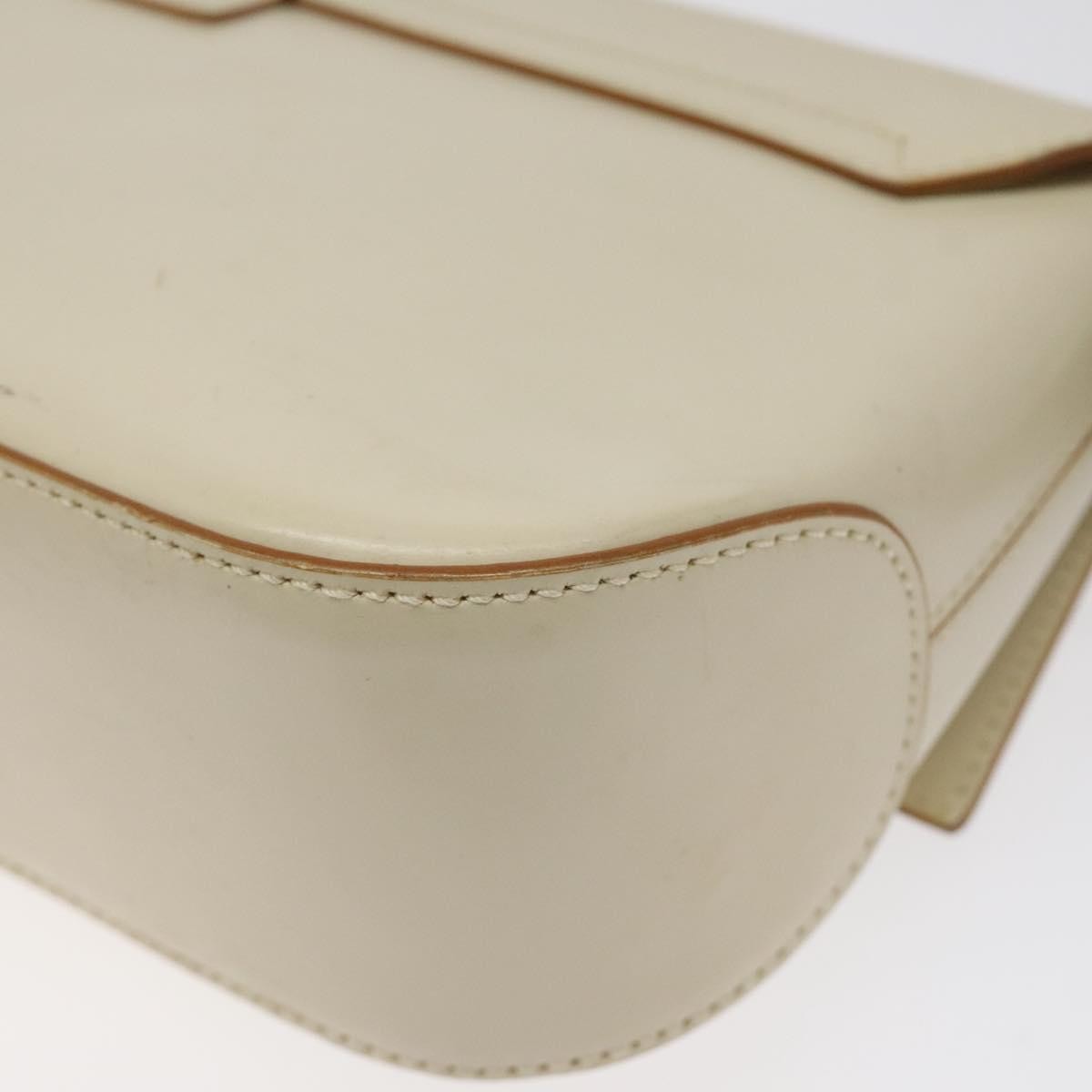 Salvatore Ferragamo Gancini handbag Leather, BEIGE, LEATHER, Handbag