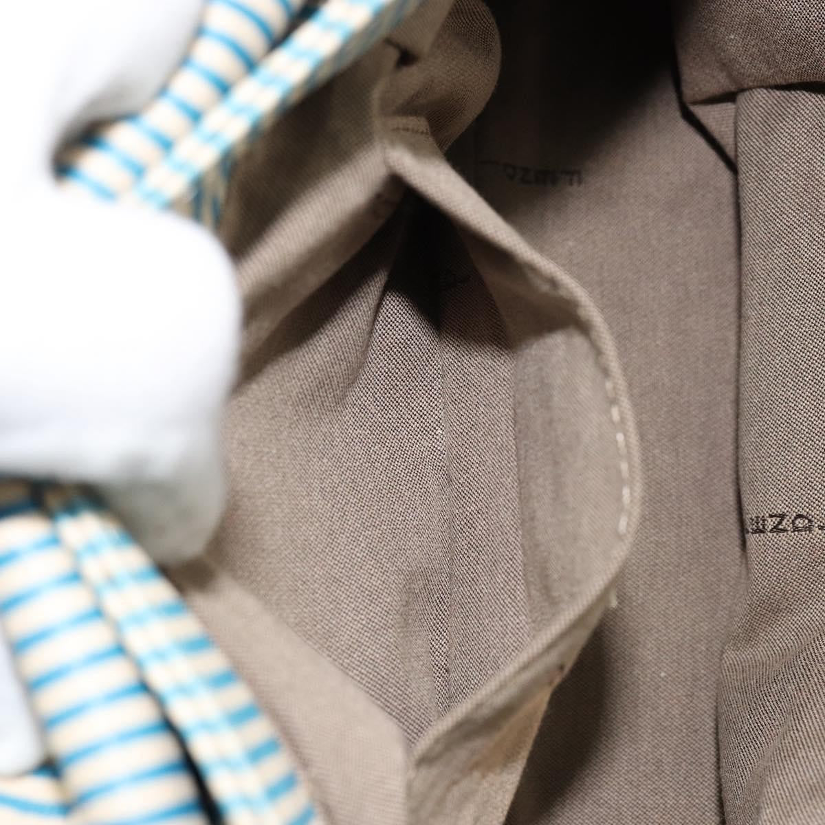 Fendi Chef Shoulder Bag Zucca Canvas, BLUE, CANVAS, Shoulder bag