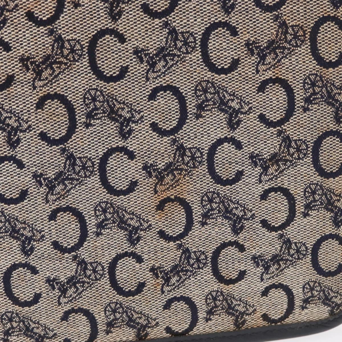 Celine C Sulky Shoulder bag Canvas, NAVY, CANVAS, Shoulder bag