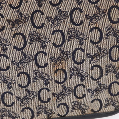 Celine C Sulky Shoulder bag Canvas, NAVY, CANVAS, Shoulder bag