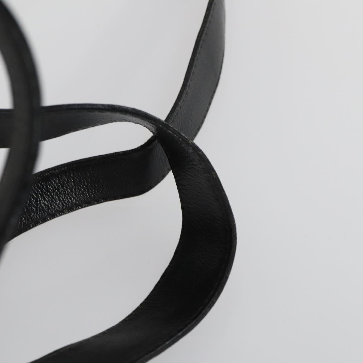 Gucci Vintage Bamboo Backpack Leather, BLACK, LEATHER, Backpack