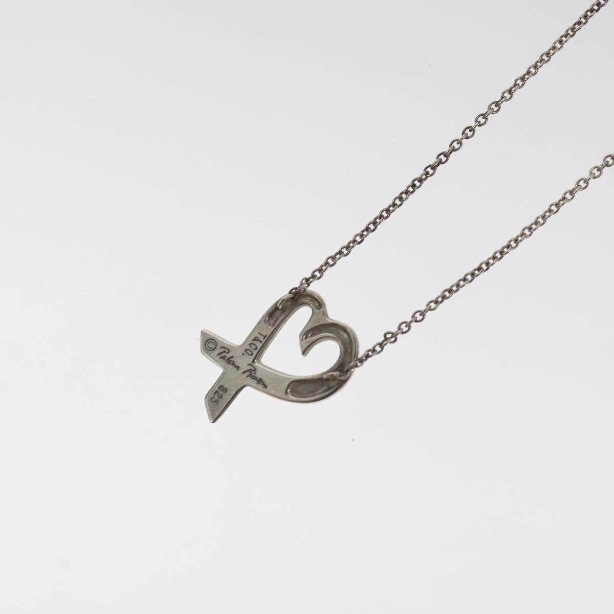 Tiffany & Co. Paloma Picasso Loving Heart Pendant Necklace Silver 925, SILVER, SILVER, Necklace