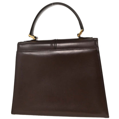 Saint Laurent Vintage Handbag Leather, BROWN, LEATHER, Handbag