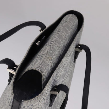 Burberry Nova Check Tote Canvas and Leather, GRAY, CANVAS, Tote bag