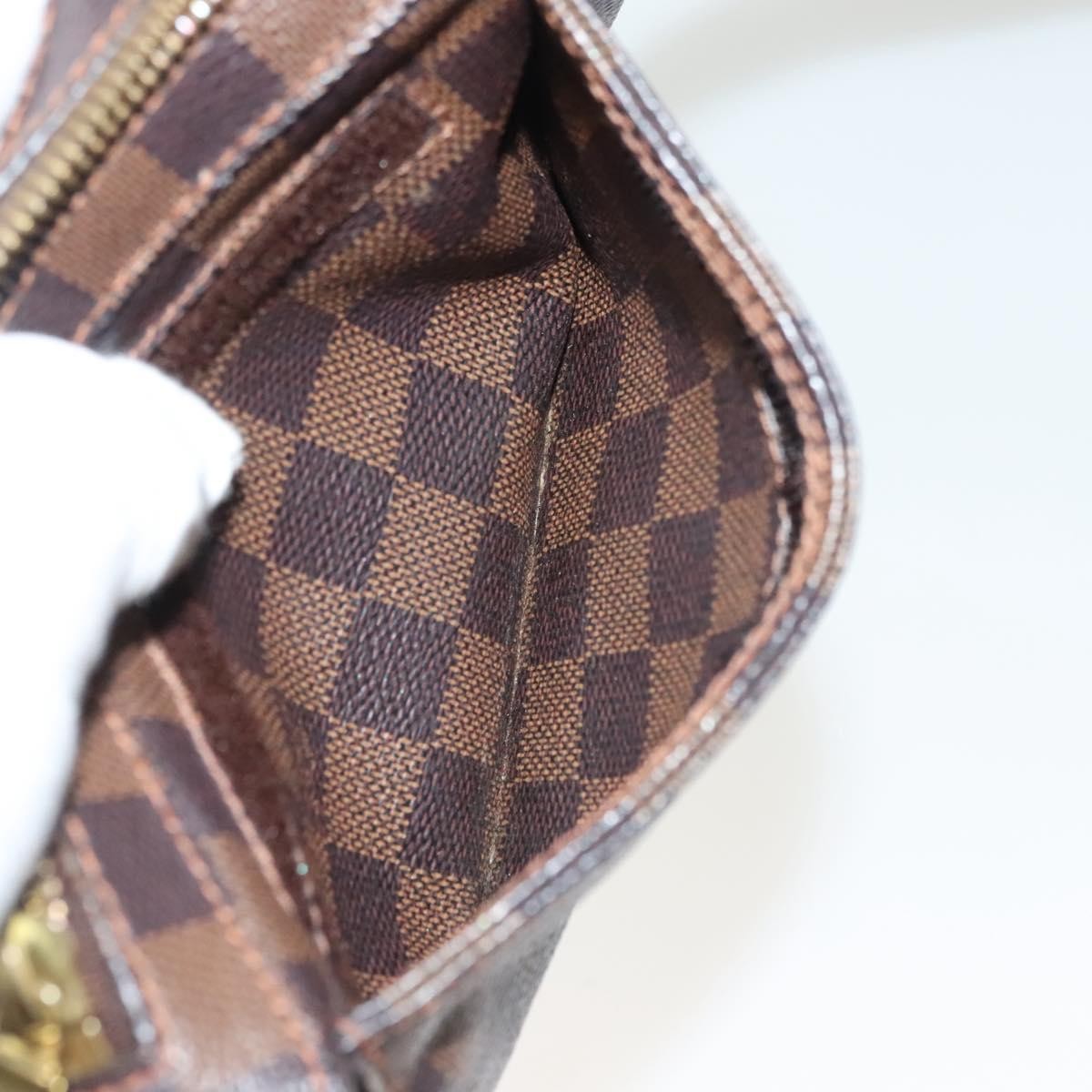 Louis Vuitton Geronimos Waist Bag Damier, BROWN, CANVAS, Shoulder bag
