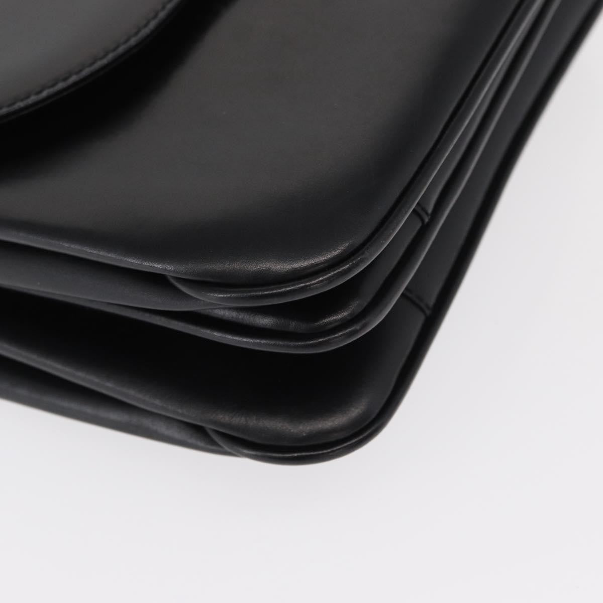 Bally Vintage Shoulder Bag Leather, BLACK, LEATHER, Shoulder bag