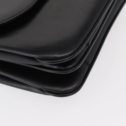 Bally Vintage Shoulder Bag Leather, BLACK, LEATHER, Shoulder bag