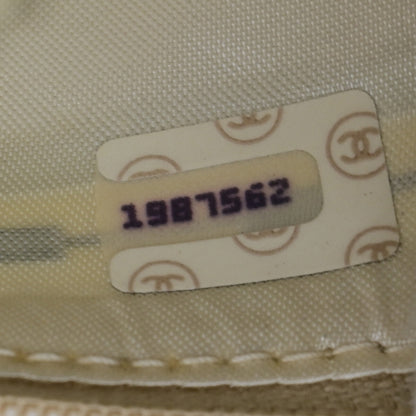 Chanel Vintage Camera Tassel Bag Chevron Lambskin, IVORY, LEATHER, Shoulder bag