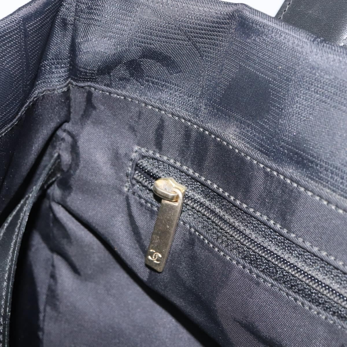 Chanel Travel Line Tote Nylon, BLACK, NYLON, Tote bag