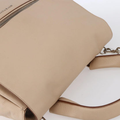 Givenchy Pandora Pure Satchel Leather, BEIGE, LEATHER, Handbag