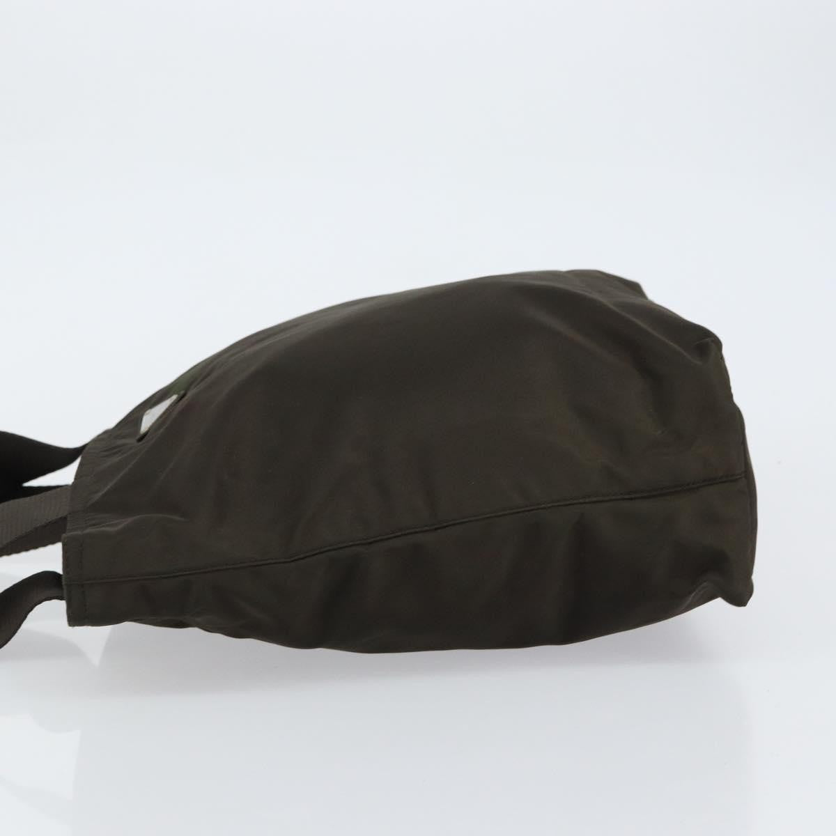 Prada Vintage Zip Tote Tessuto, KHAKI, NYLON, Tote bag