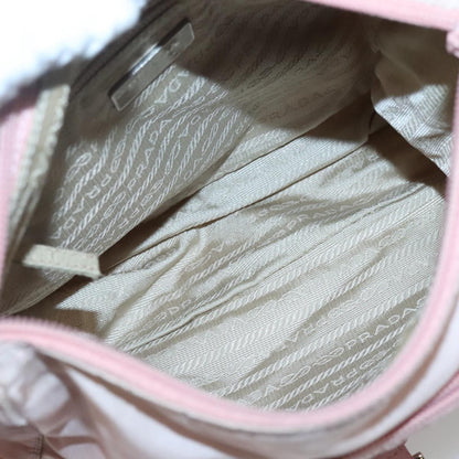 Prada Buckle Messenger Bag Tessuto, PINK, NYLON, Shoulder bag